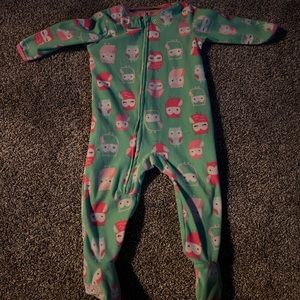 12 Month Carters Fleece Pajamas